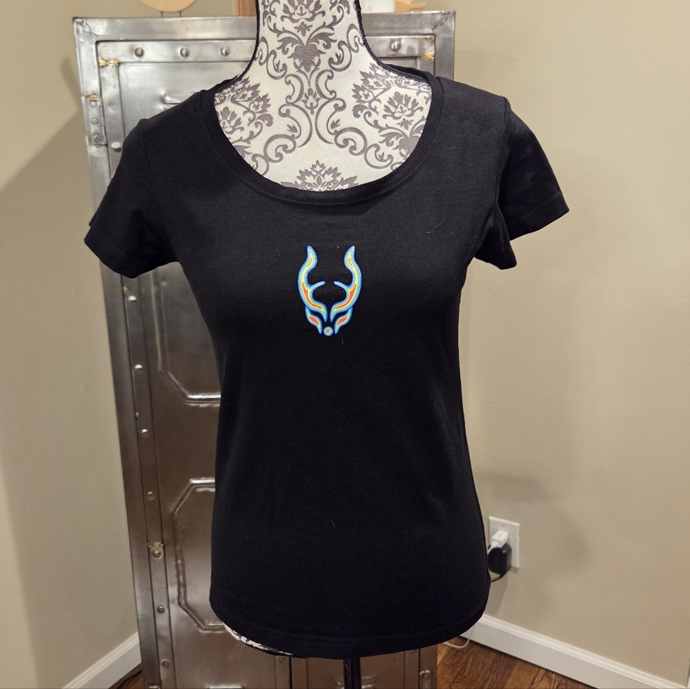 Cyberdog of London Womens Thermal Logo Tee Shirt size Large